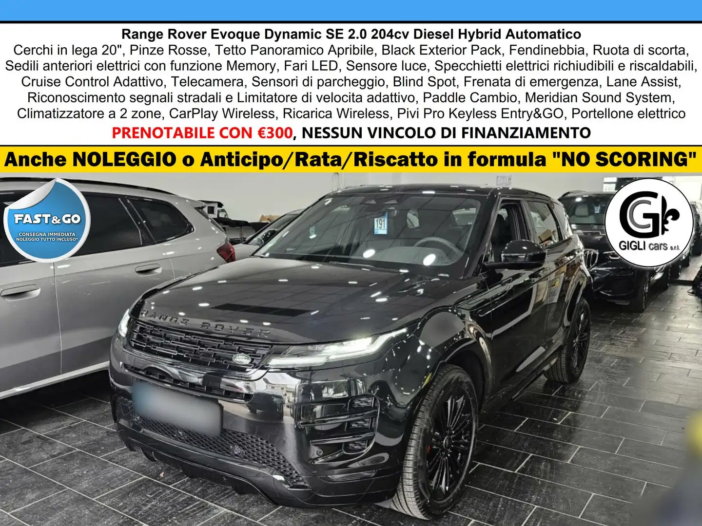 Land Rover Range Rover Evoque Dynamic SE Tetto Navi C.20 BlackPack NEW MODEL Nero - 1