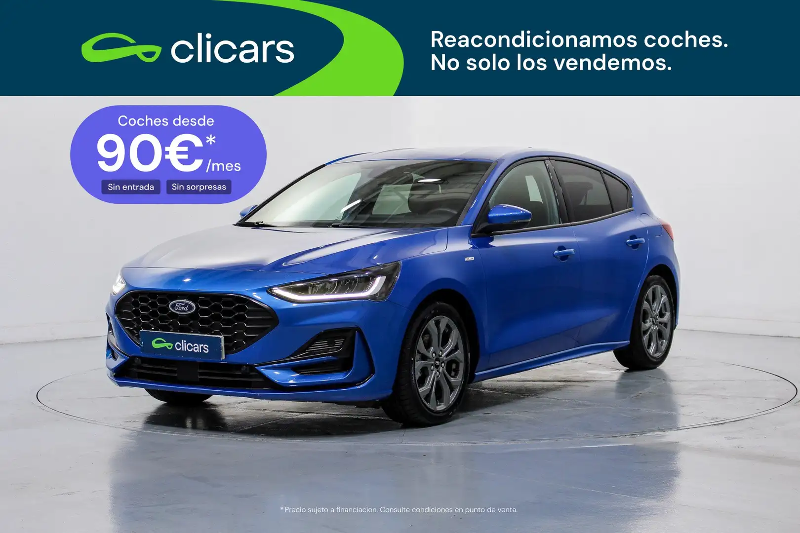 Ford Focus 1.0 Ecoboost MHEV ST-Line 155 Azul - 1