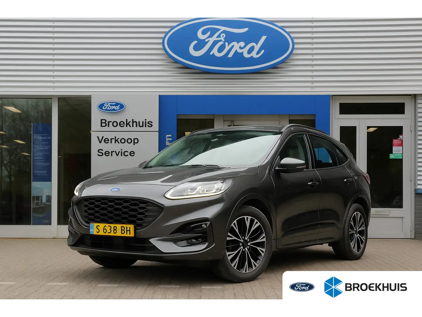 Ford Kuga 2.5 PHEV ST-LINE | NL-AUTO! | DEALER OH | WINTERPA Grijs - 1
