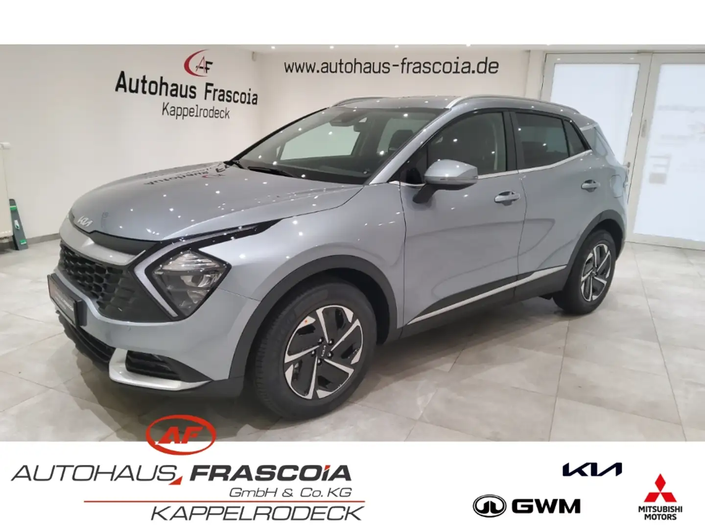 Kia Sportage Vision 1.6 T-GDI (P1) Mild-Hybrid Navi LED PDC SHZ srebrna - 1