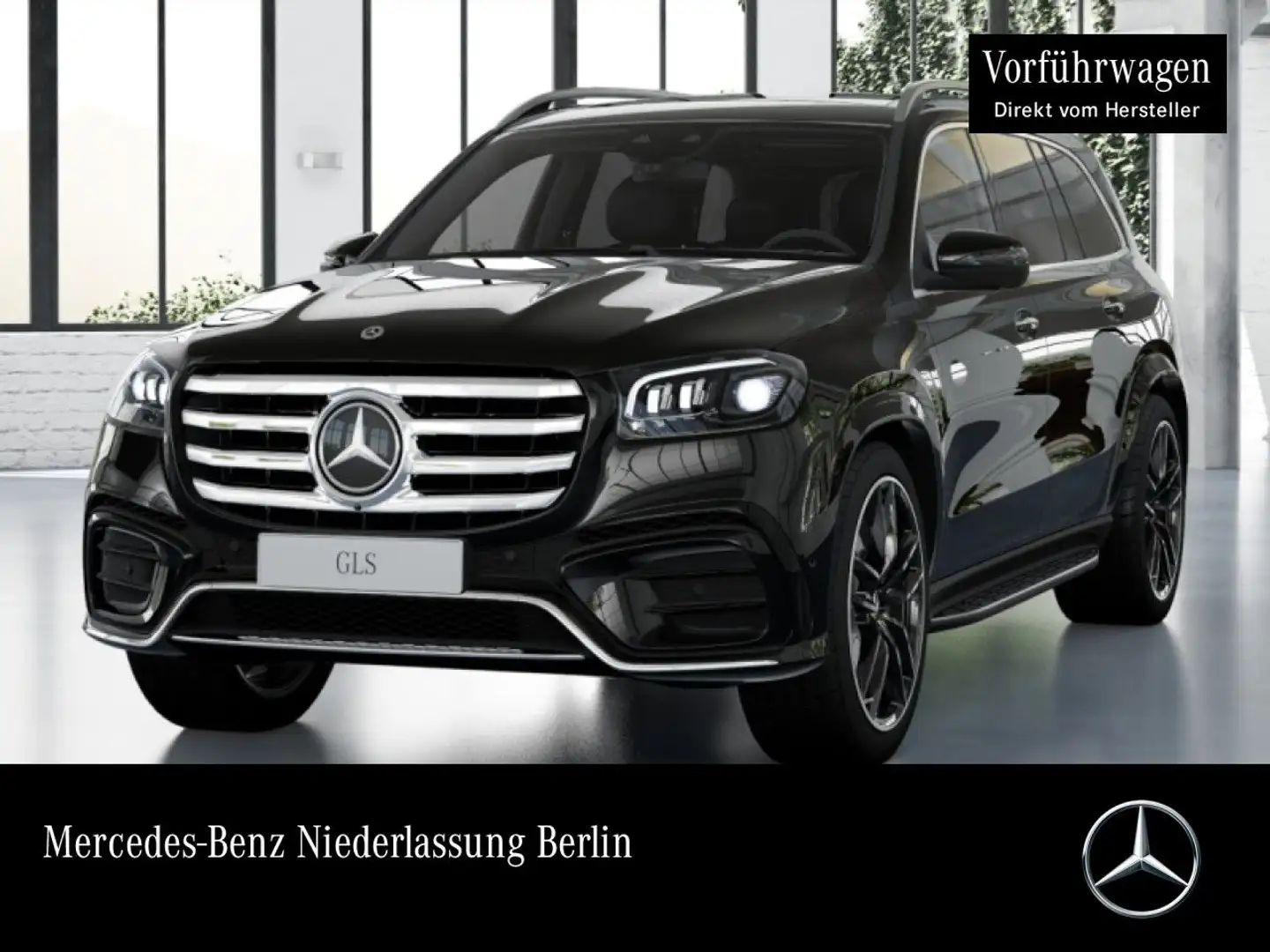 Mercedes-Benz GLS 450 d 4M AMG+PANO+360+AHK+MULTIBEAM+STHZG+HUD Schwarz - 1