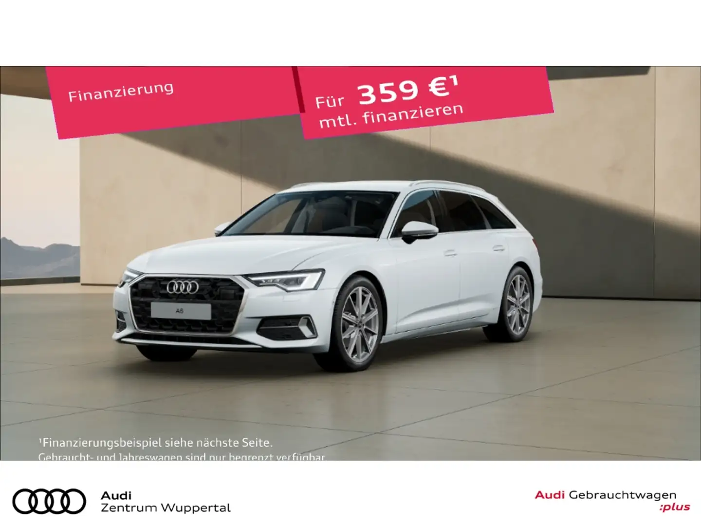 Audi A6 Avant 45 TFSI ACC AHK PARK ASSIST VIRTUAL LED Adva Weiß - 1