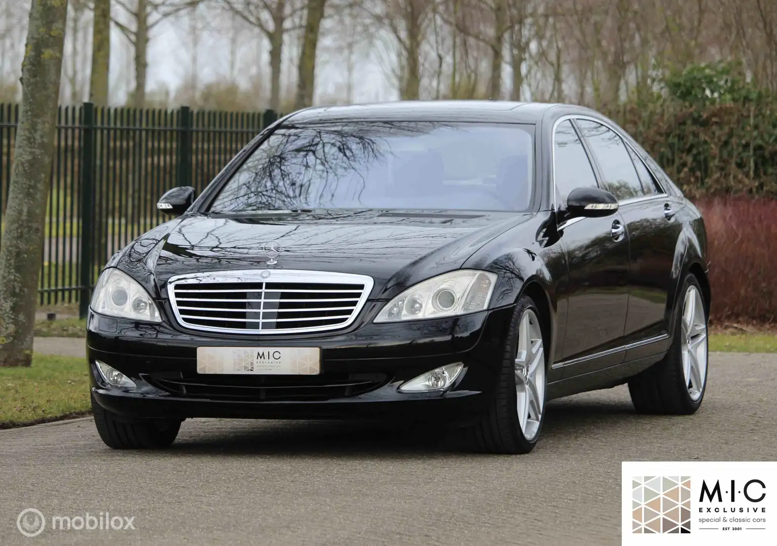 Mercedes-Benz S 500 Lang Zwart - 1