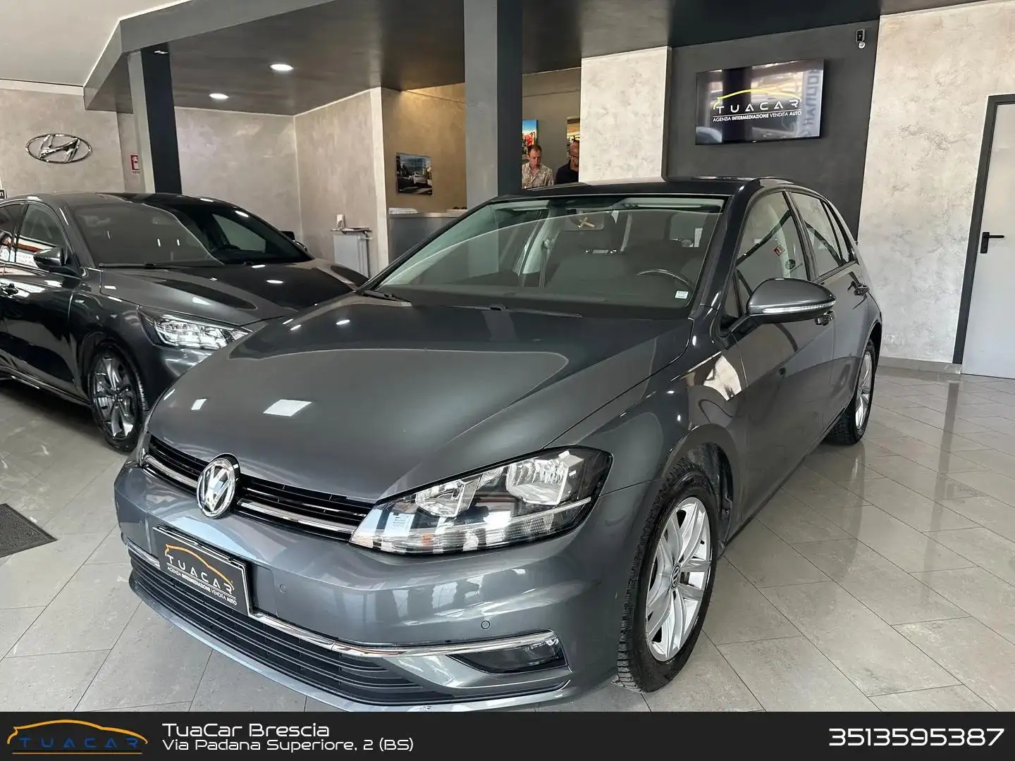 Volkswagen Golf 1.6 TDI BlueMotion Business Gris - 1