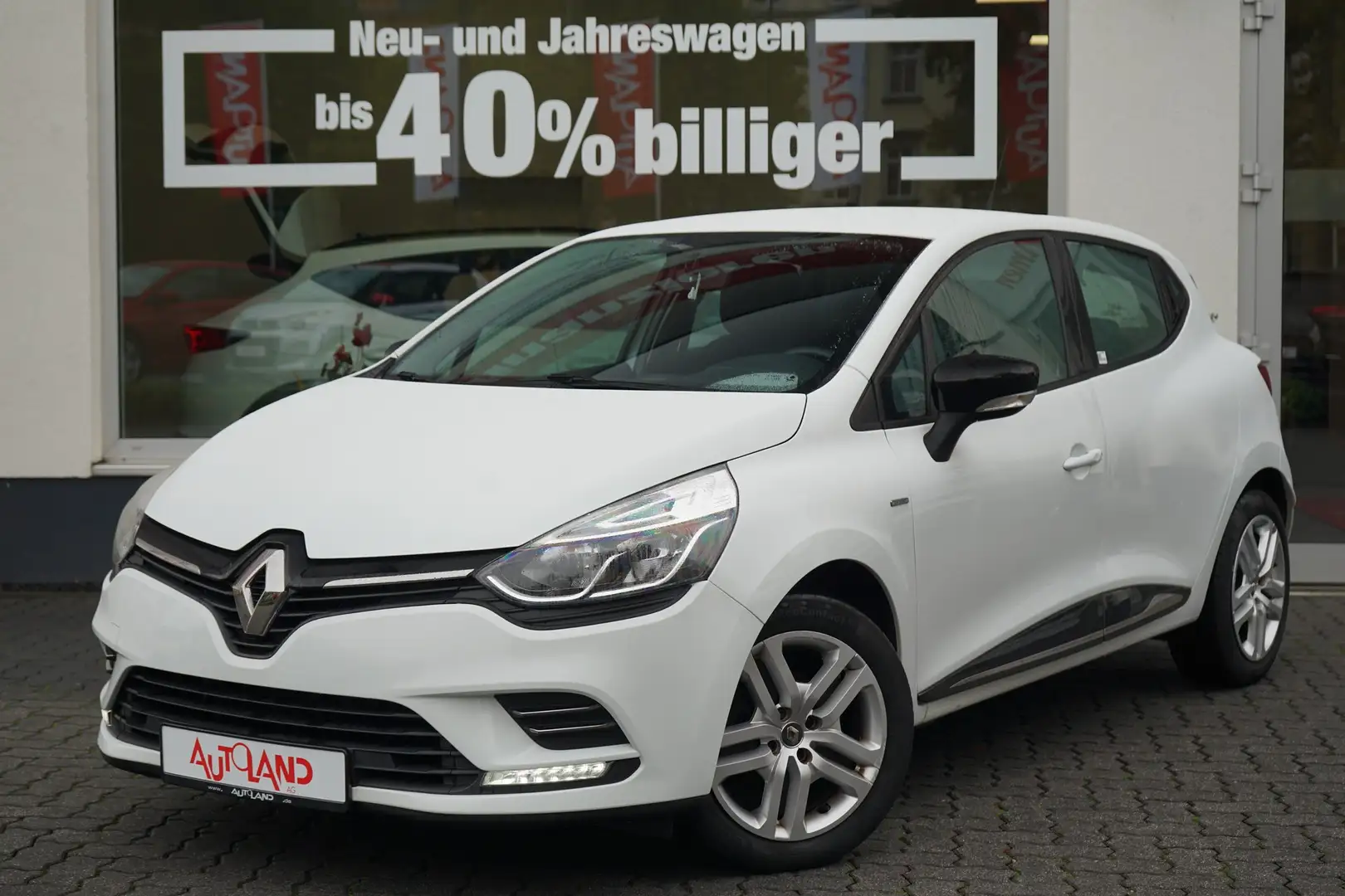 Renault Clio 0.9 TCe Limited Tempomat PDC Klimaaut. USB Bianco - 1