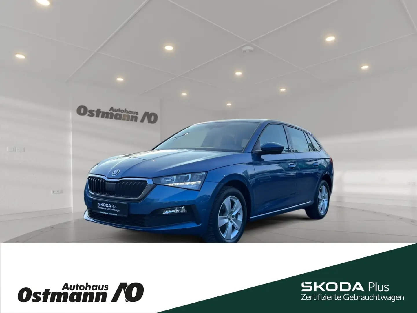 Skoda Scala Cool Plus 70kw TSI *LED*PDC*SHZ*SmartLink* Blauw - 1