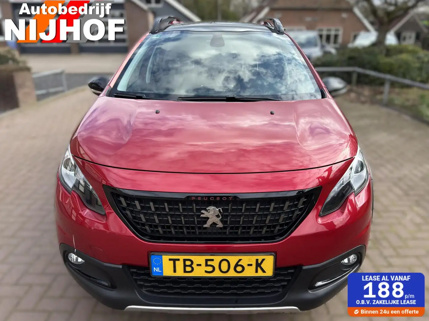 Peugeot 2008 1.2 PureTech GT-line Rood - 1