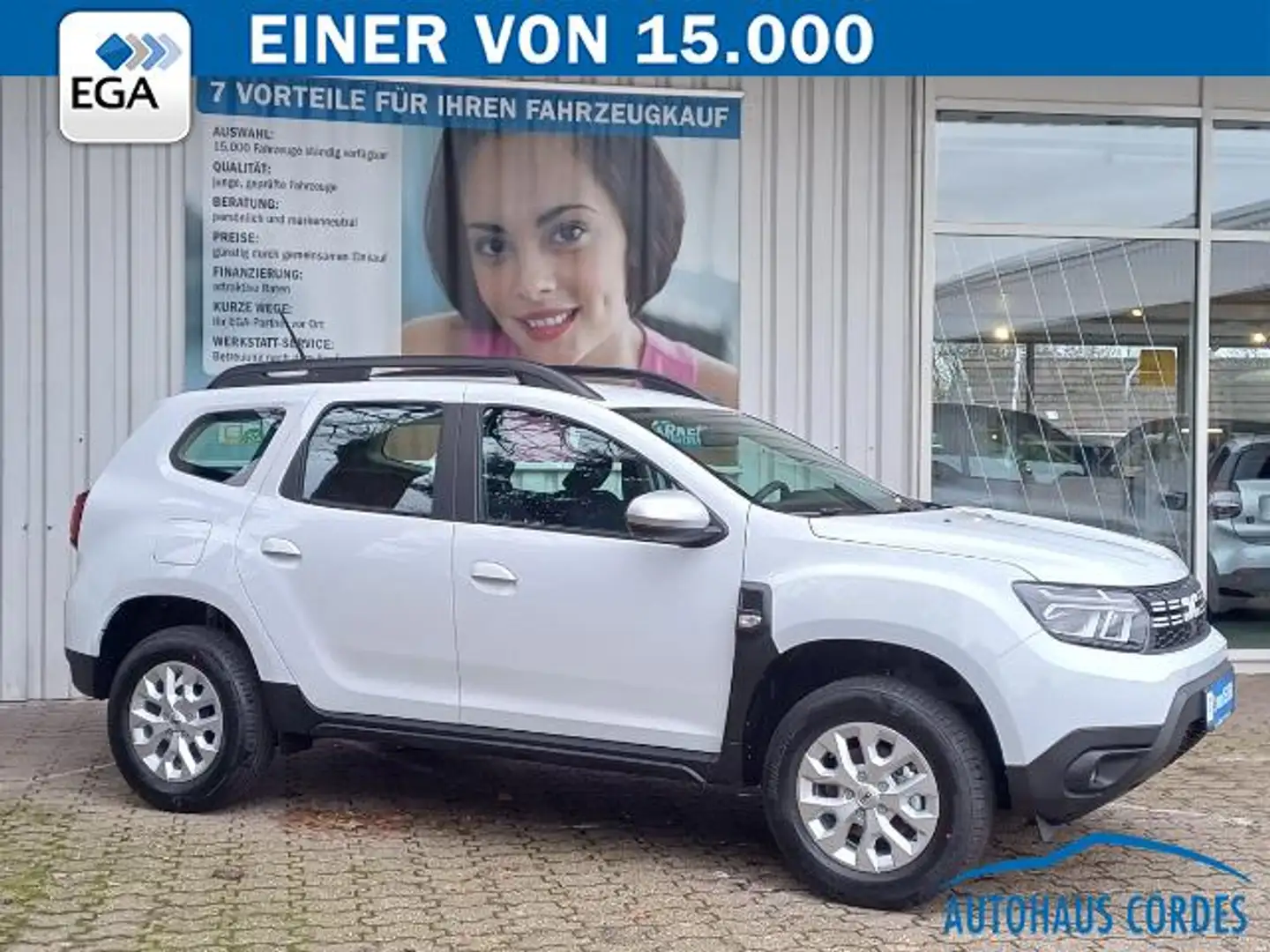 Dacia Duster EXPRESSION MY23 1.0 TCE 100 LPG KLIMA*SHZG*SMART-L Blanc - 1