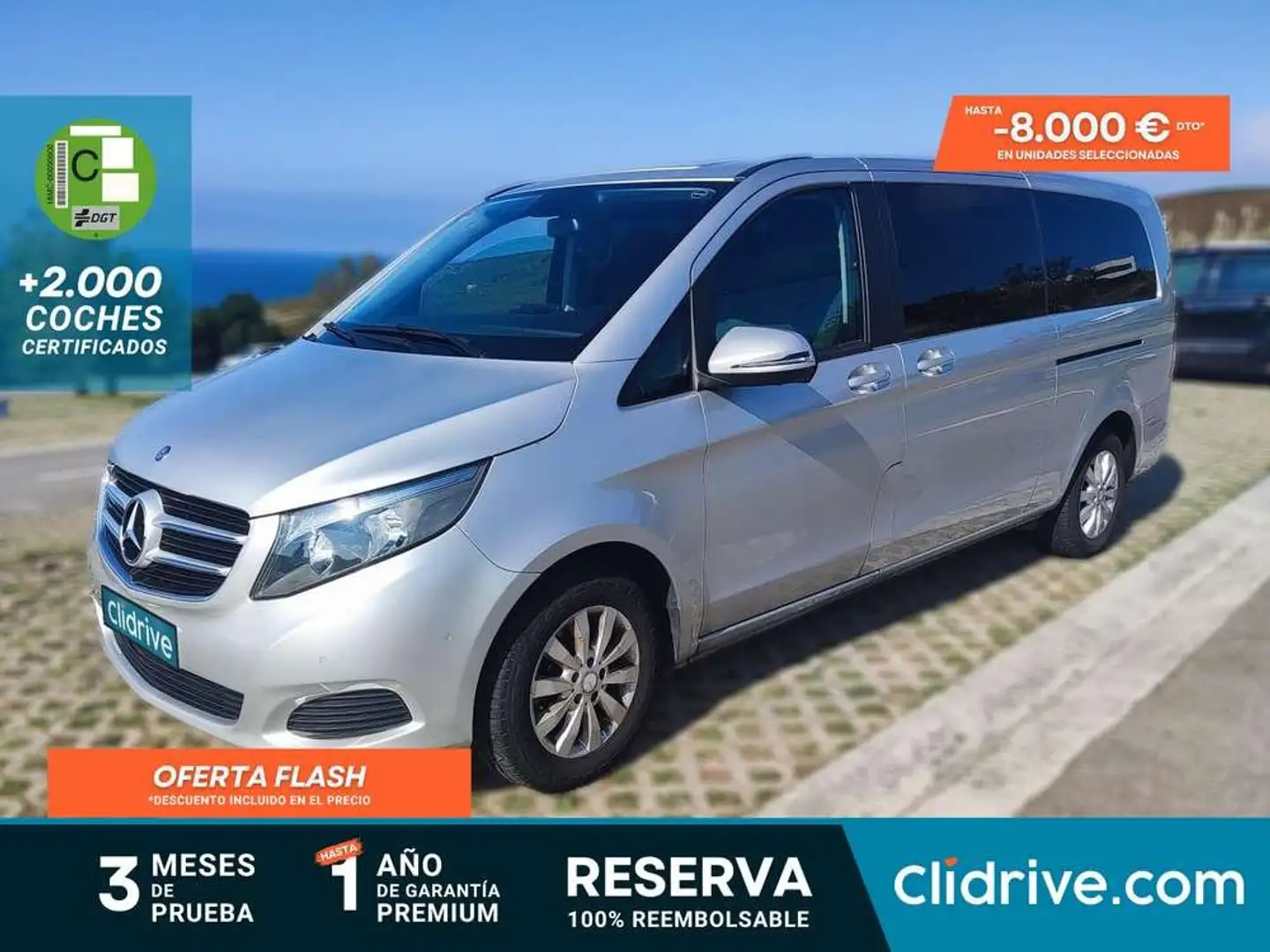Mercedes-Benz V 250 250d Extralargo Avantgarde 7GT Gris - 1