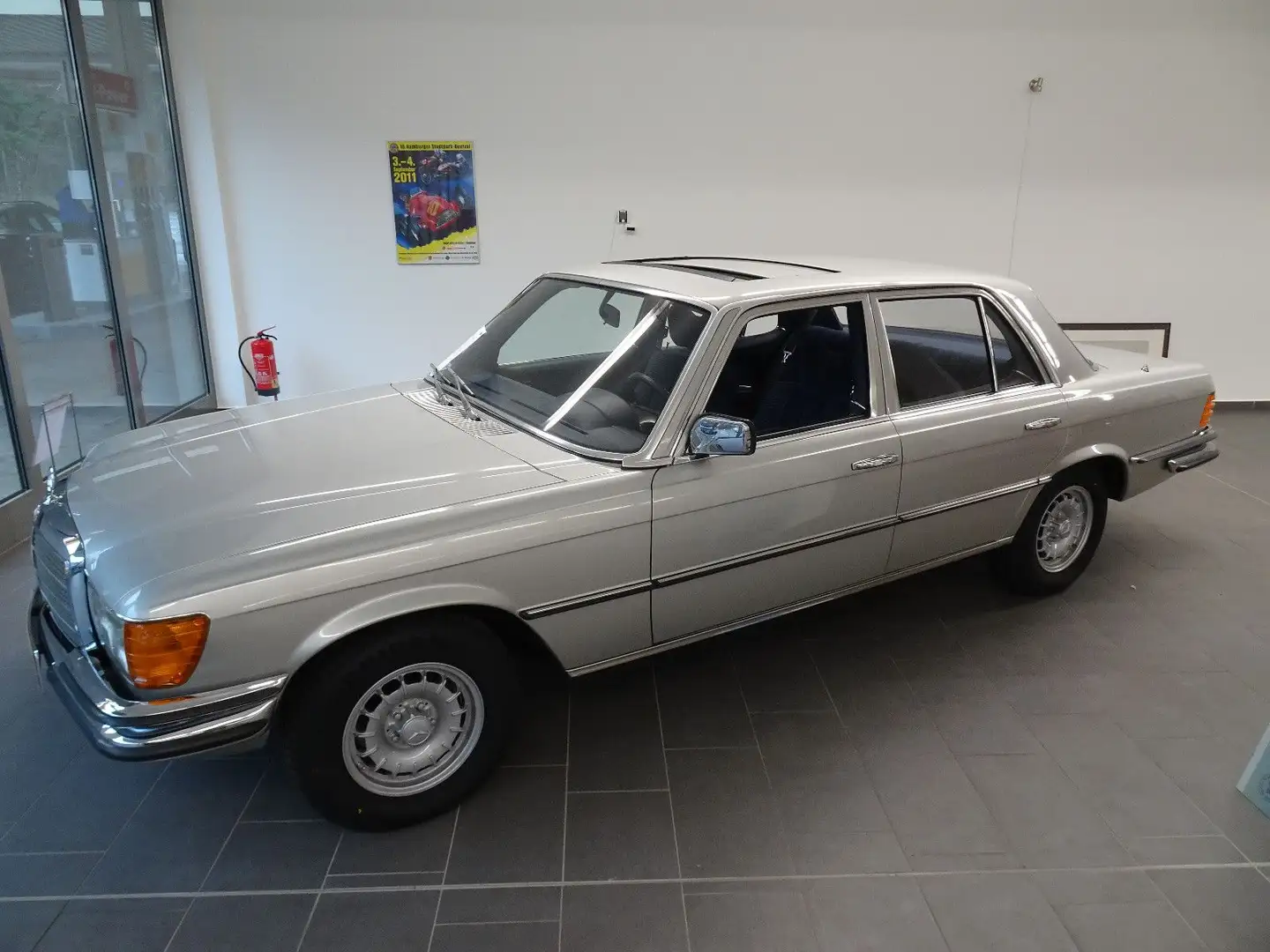 Mercedes-Benz 280 SE W116 erst 44.700km Deutsch Silber - 1