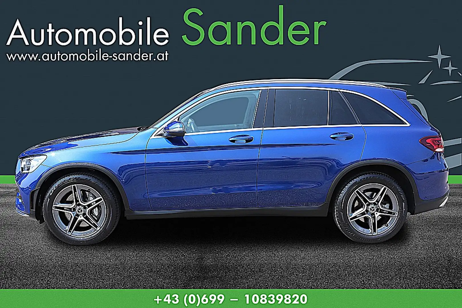 Mercedes-Benz GLC 200 d 4MATIC *AMG Sport/1.BESITZ* Blau - 2