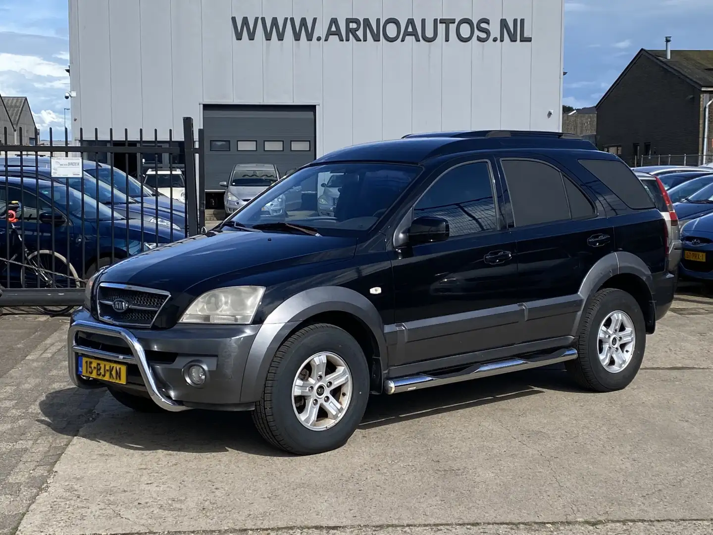 Kia Sorento 2.5 CRDI 4X4 141 PK LX HR VAN, MARGE AUTO, AIRCO(C Negro - 1