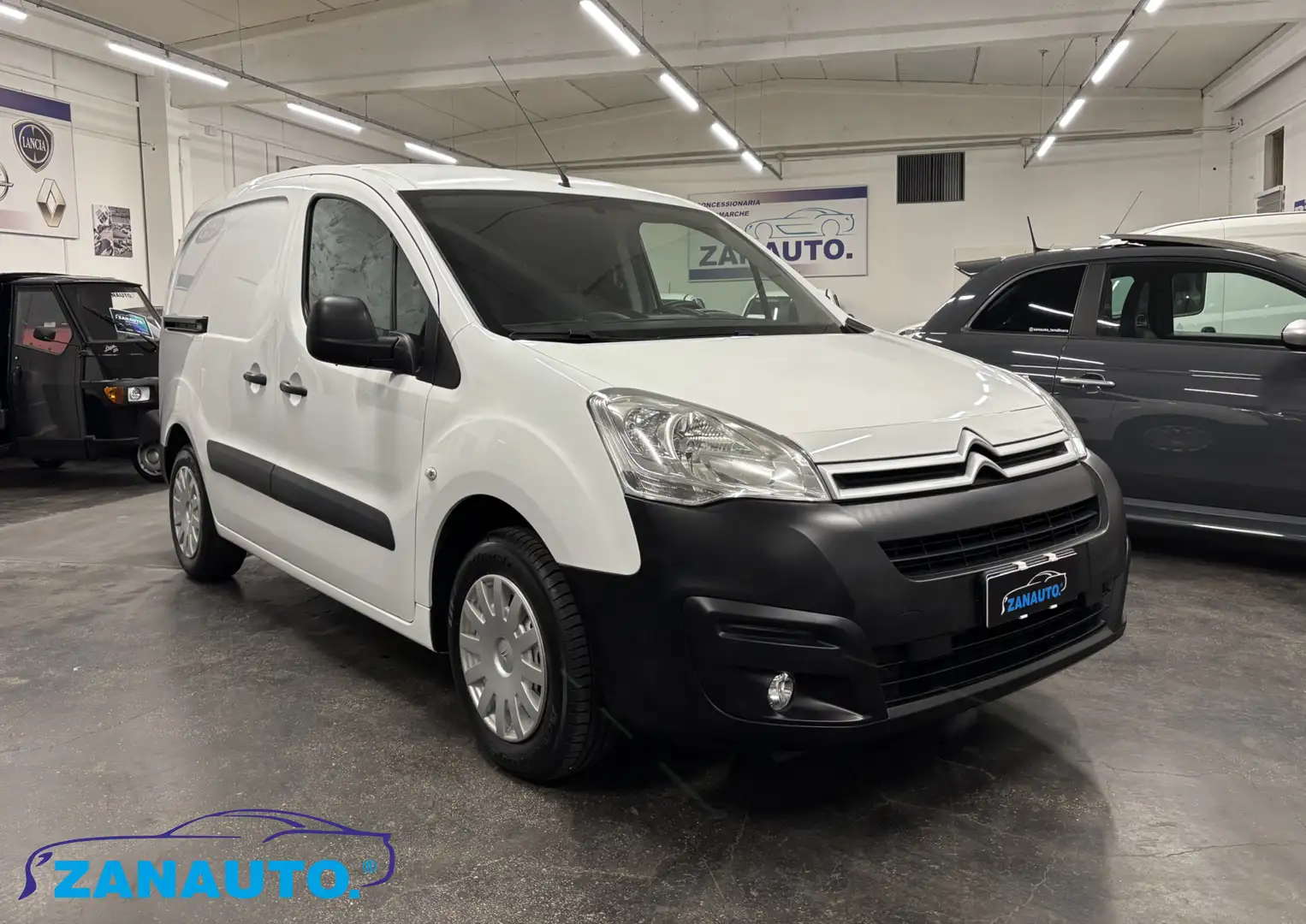 Citroen Berlingo 1.6 bluehdi 100cv Van 3 posti *PREZZO+IVA* Weiß - 2