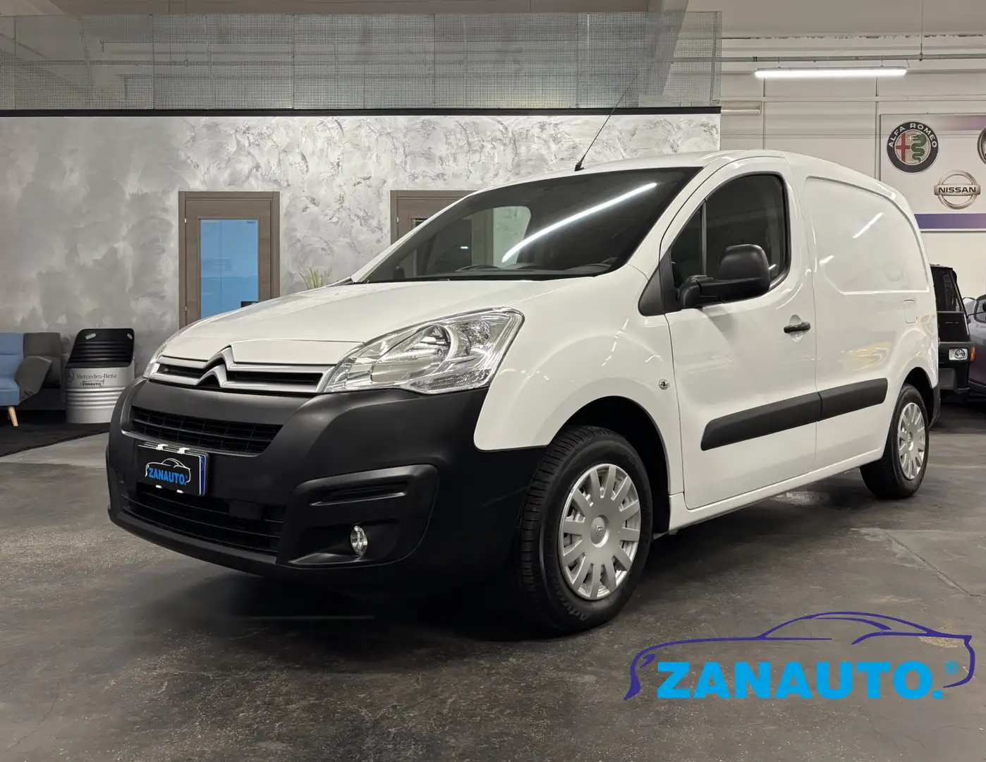 Citroen Berlingo 1.6 bluehdi 100cv Van 3 posti *PREZZO+IVA* Weiß - 1