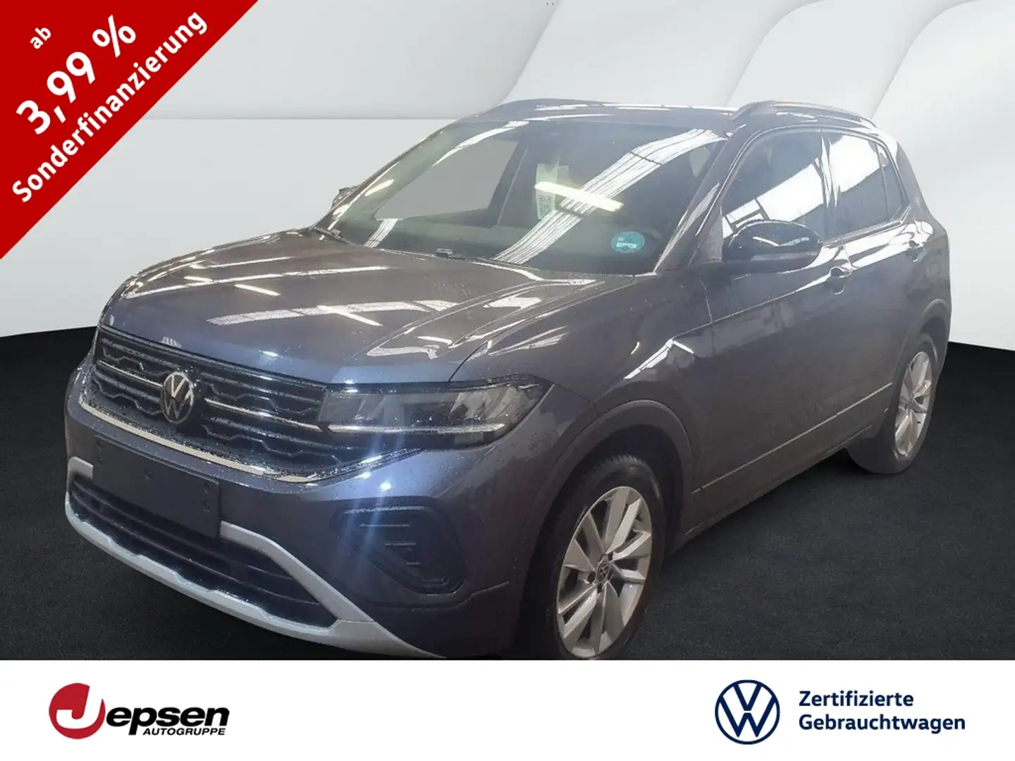 Volkswagen T-Cross Goal 1.0 TSI Navi+ACC+FLA+Climatr.+17` Grau - 1
