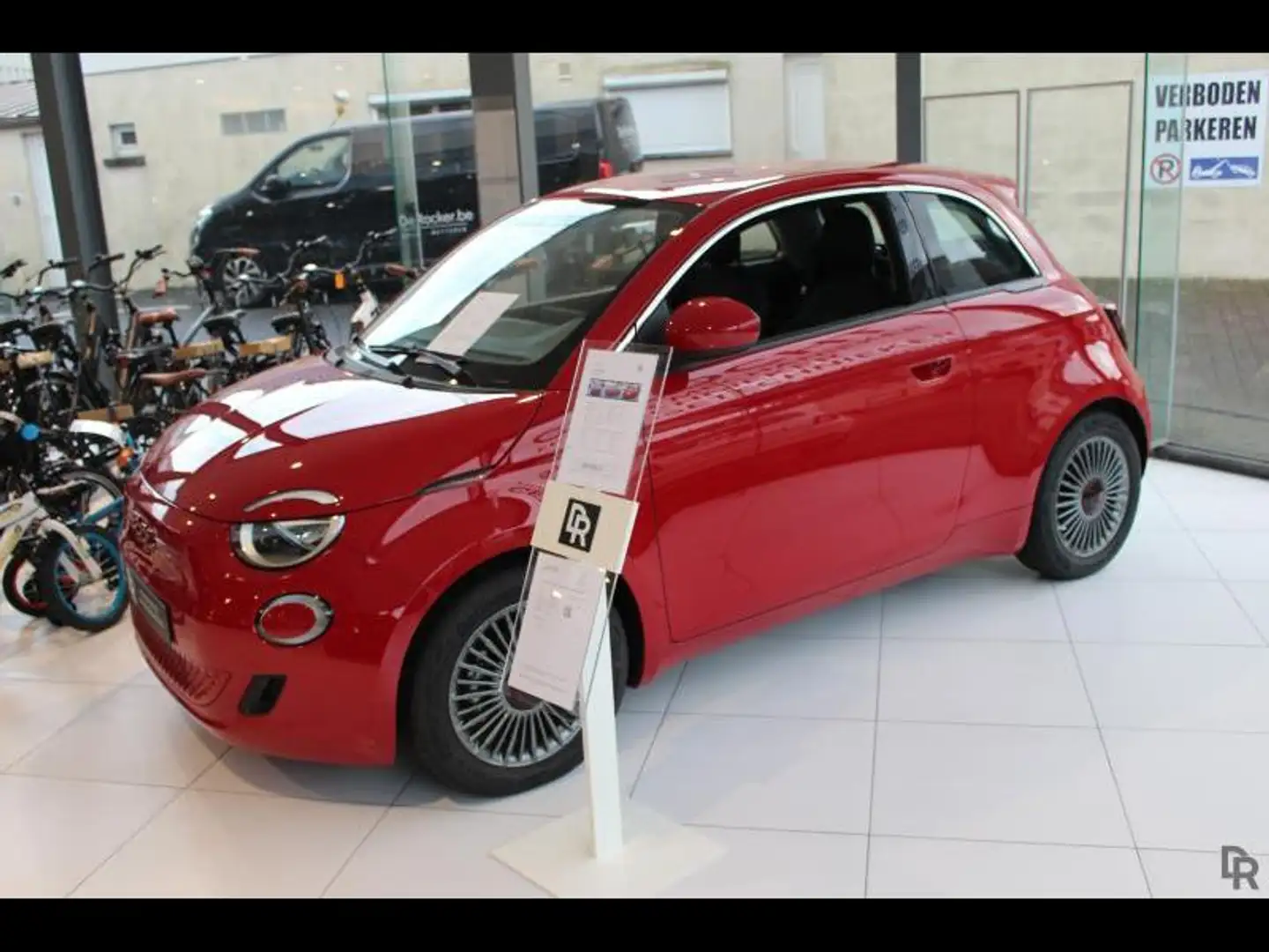 Fiat 500e RED Rood - 1