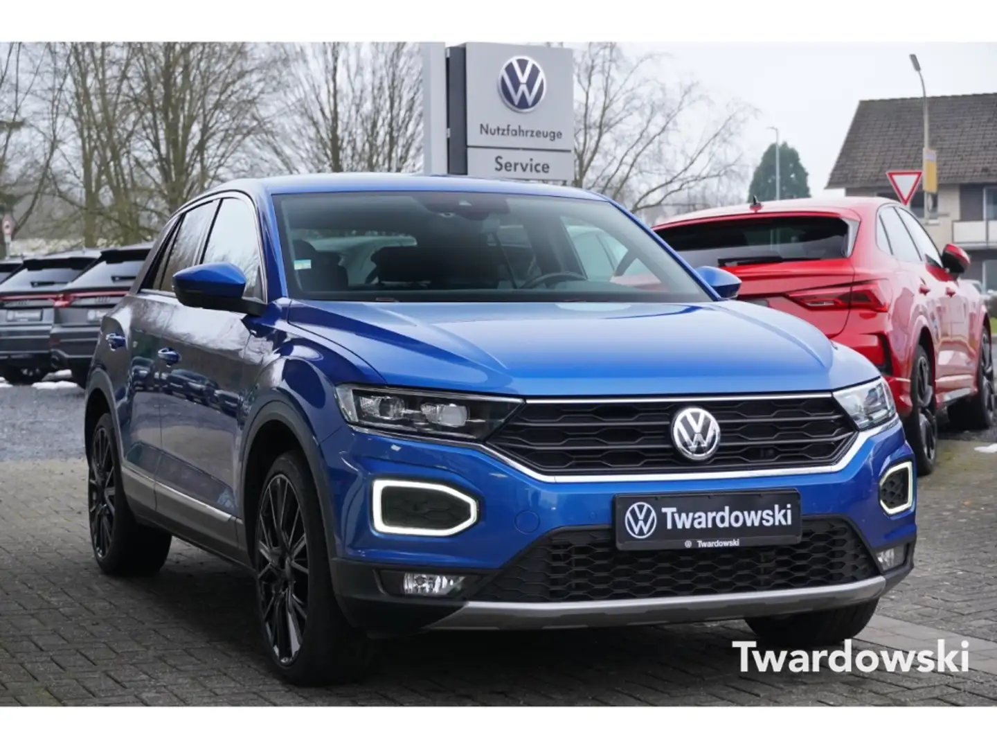 Volkswagen T-Roc Sport 1.5 TSI ACT Assist+ ACC Scheckheft Blu/Azzurro - 1