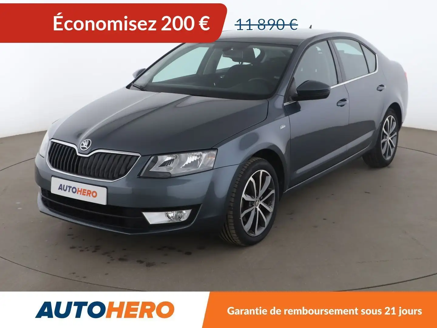 Skoda Octavia 1.4 TSI Green Tec Edition Gris - 1