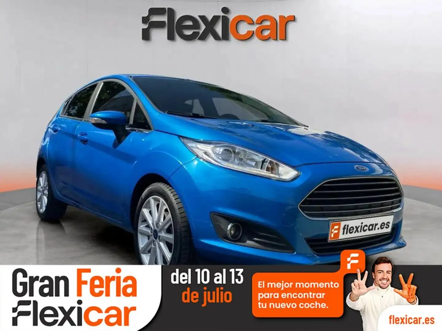 Ford Fiesta 1.0 EcoBoost Titanium Azul - 1