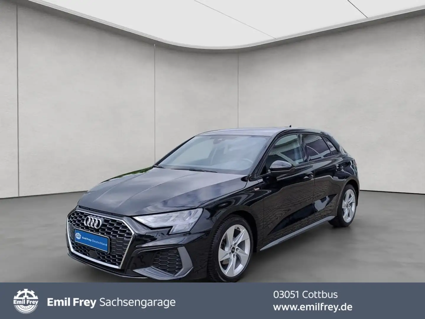 Audi A3 35 TFSI Sportback S tronic S line Navi * LED Zwart - 1