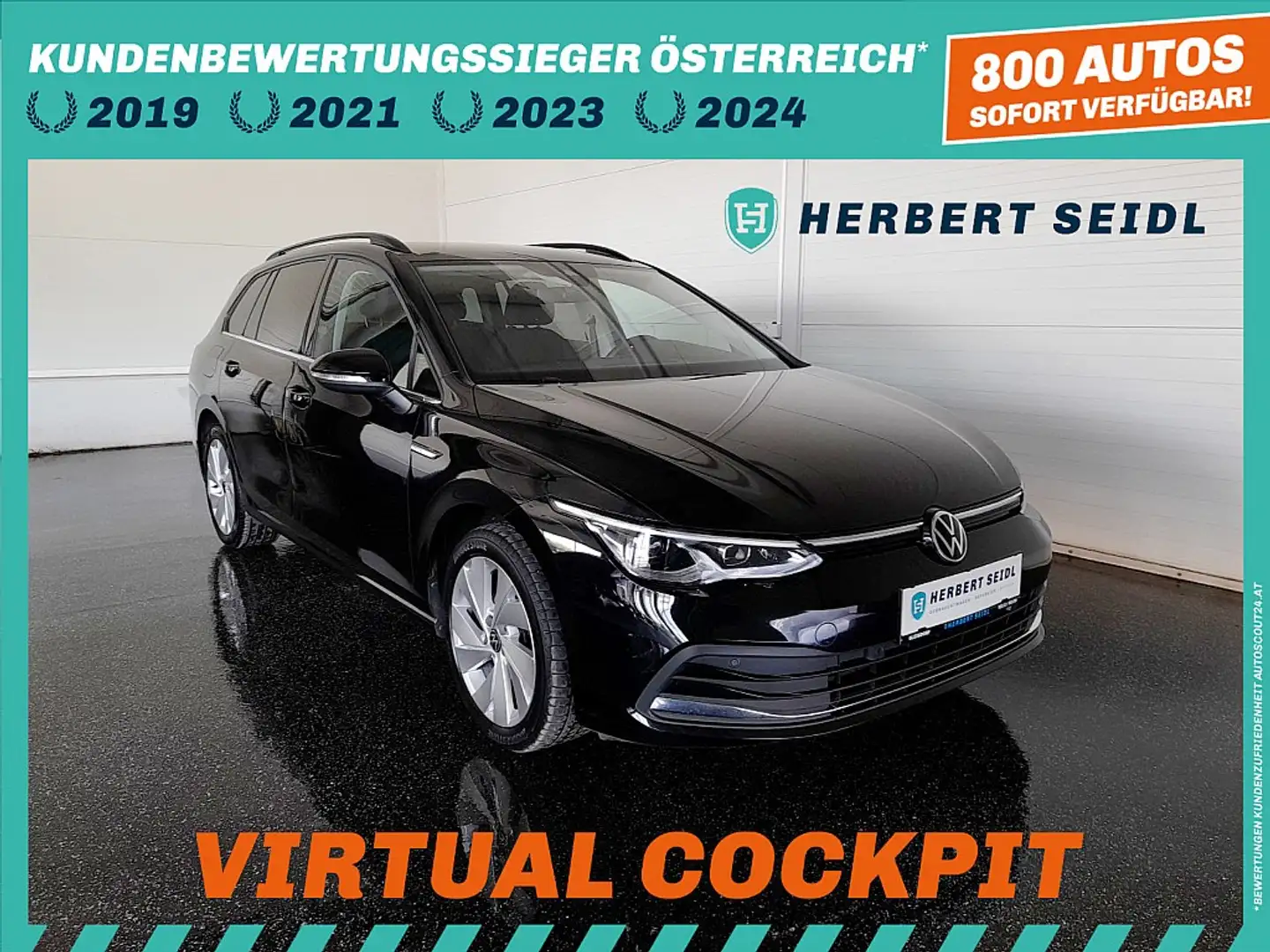 Volkswagen Golf Variant Golf VIII Variant STYLE 2,0 TDI DSG *LED+ / VIR... Negro - 1