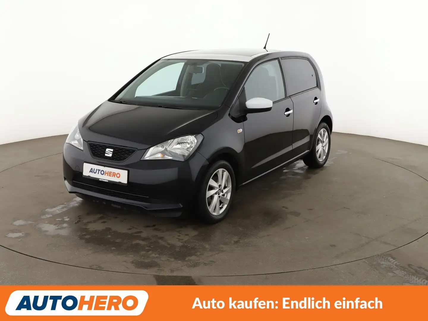 SEAT Mii 1.0 Chic *NAVI*TEMPO*PDC*SHZ*KLIMA* Schwarz - 1