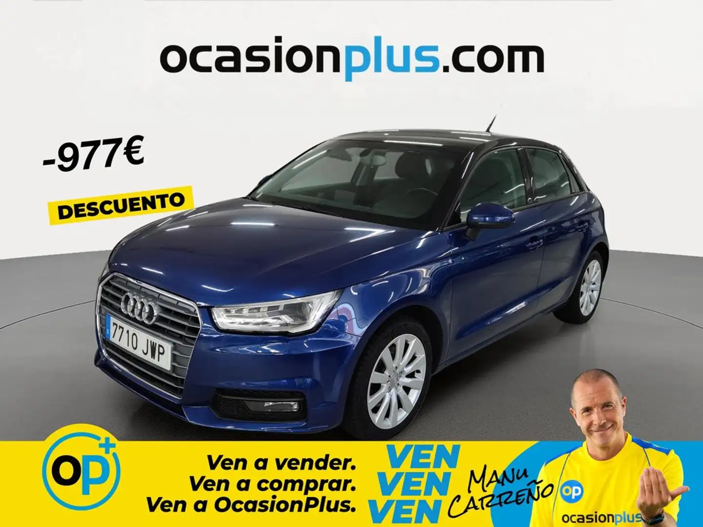 Audi A1 Sportback 1.6TDI Attraction Azul - 1