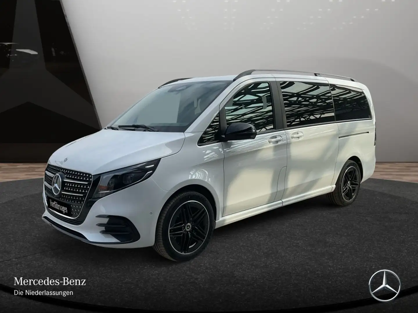 Mercedes-Benz V 300 d 4M AVANTGARDE+Allrad+AMG+SchiebDa+9G+AHK Blanc - 2