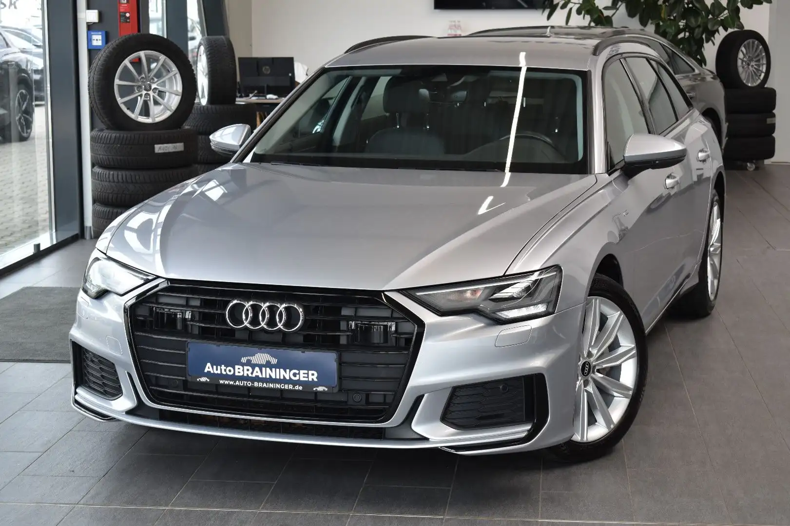 Audi A6 Av. 40TDI design S-Line S-tron. LED~VirtC~ACC Silber - 1