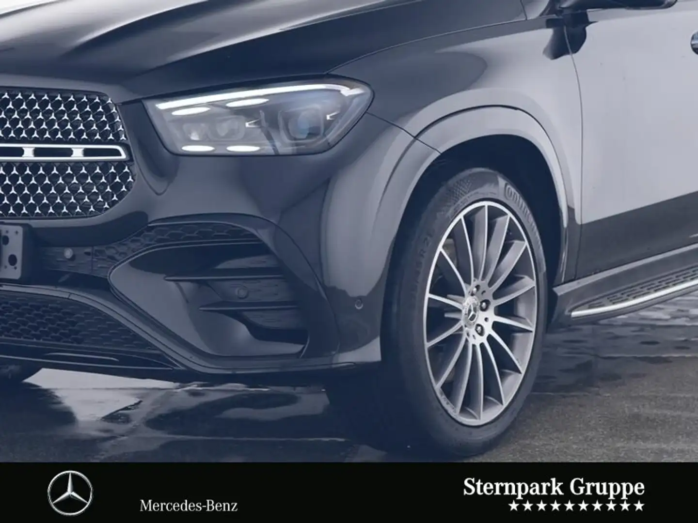 Mercedes-Benz GLE 300 GLE 300 d 4M AMG Adv+,Pano,Burmester,AHK,Airmat Schwarz - 2