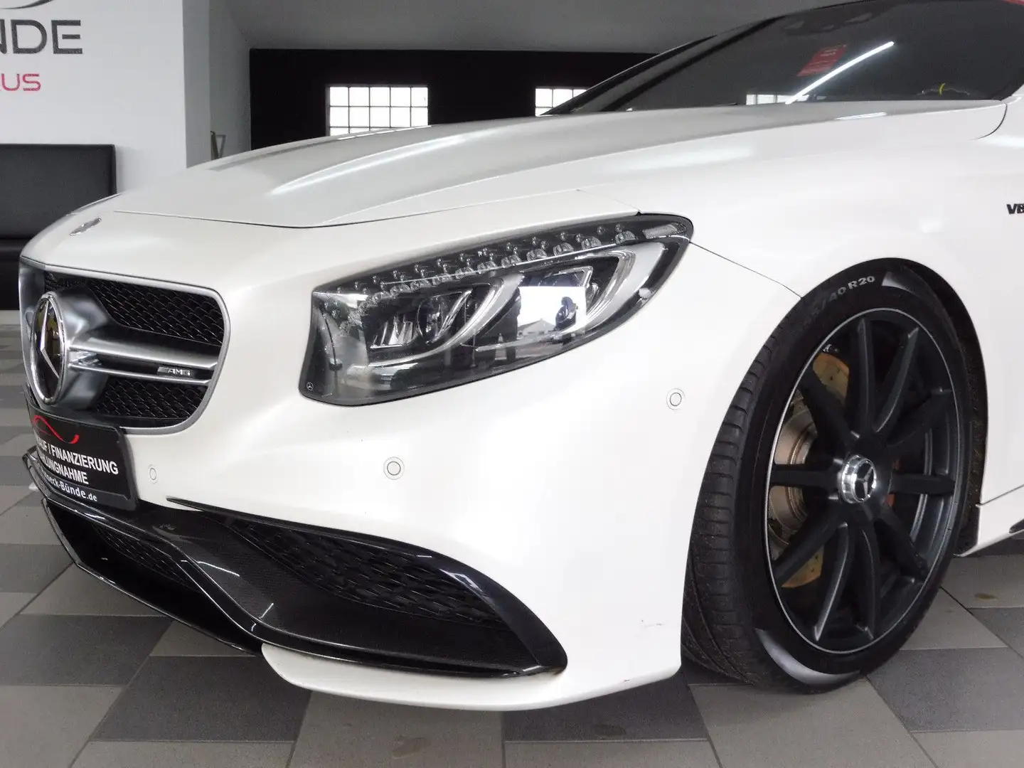 Mercedes-Benz S 63 AMG Coupe 4Matic BURMESTER/PANO/CARBON/360° Blanco - 1