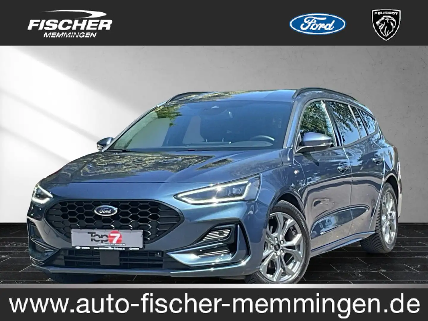 Ford Focus ST-Line Bluetooth Navi LED Klima el. Fenster Bleu - 1