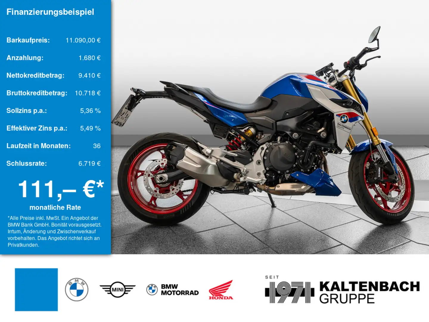BMW F 900 R KOMFORT-P. DYNAMIC-P. GRIFFHEIZUNG Modrá - 1