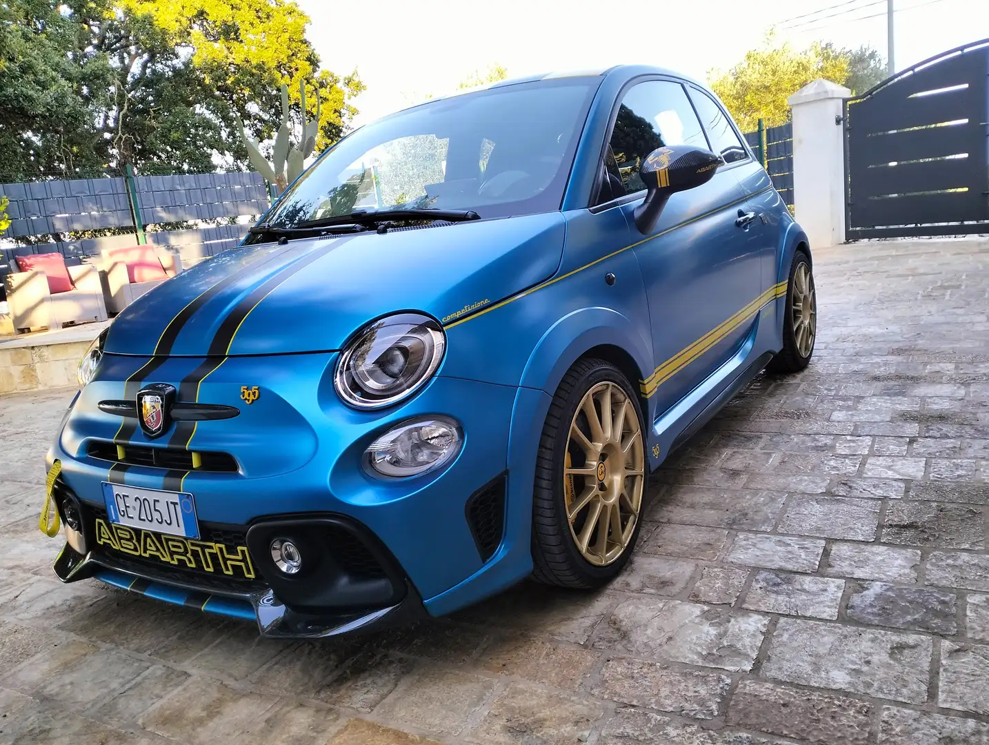 Abarth 595 Competizione 1.4 t-jet 180cv Blu/Azzurro - 2