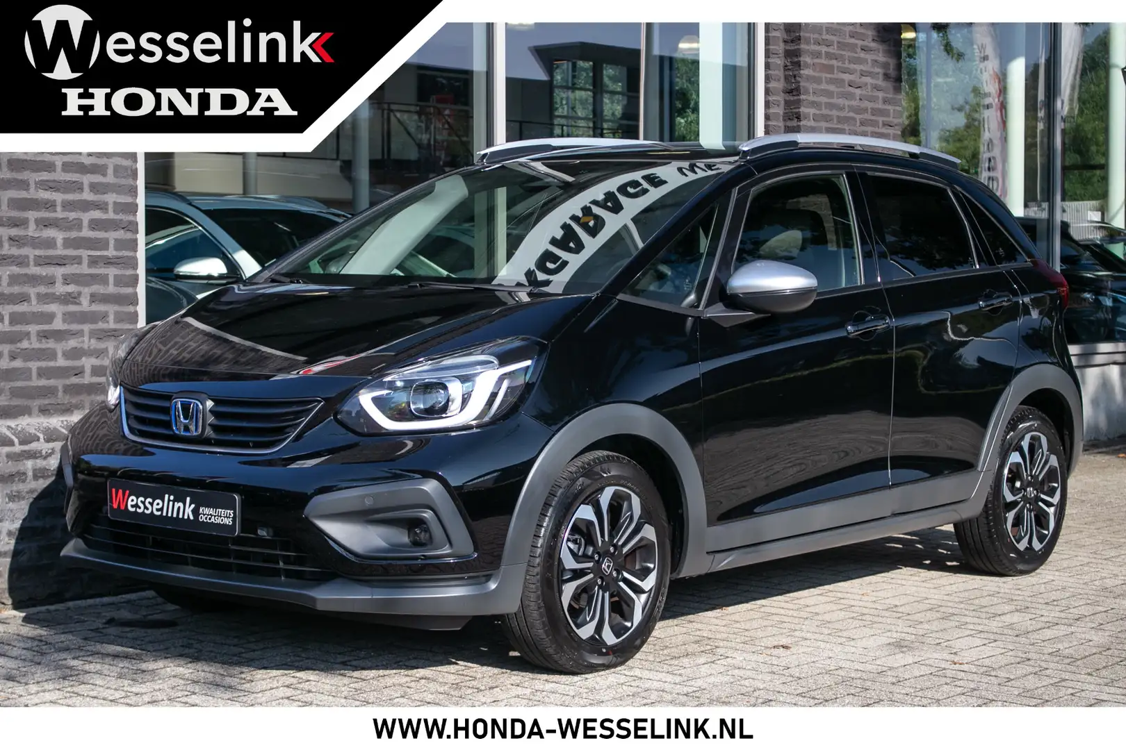 Honda Jazz 1.5 e:HEV Crosstar - All-in rijklrprs | Honda Sens Zwart - 1