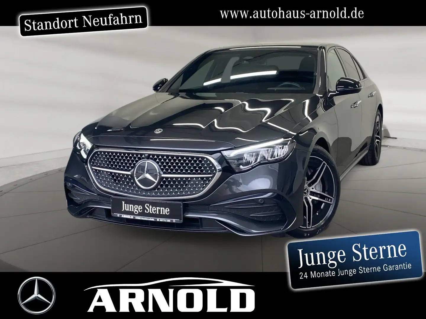 Mercedes-Benz E 220 E 220 d AMG-Line Night-P. DISTRONIC Navi LED DAB Gris - 1