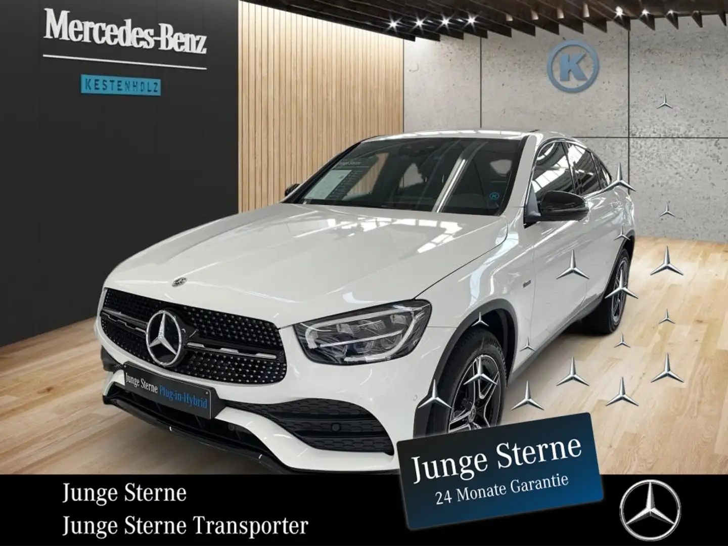 Mercedes-Benz GLC 300 e 4MATIC Coupé *AMG*NIGHT*MBUX*STHZ*KAM* Fehér - 1