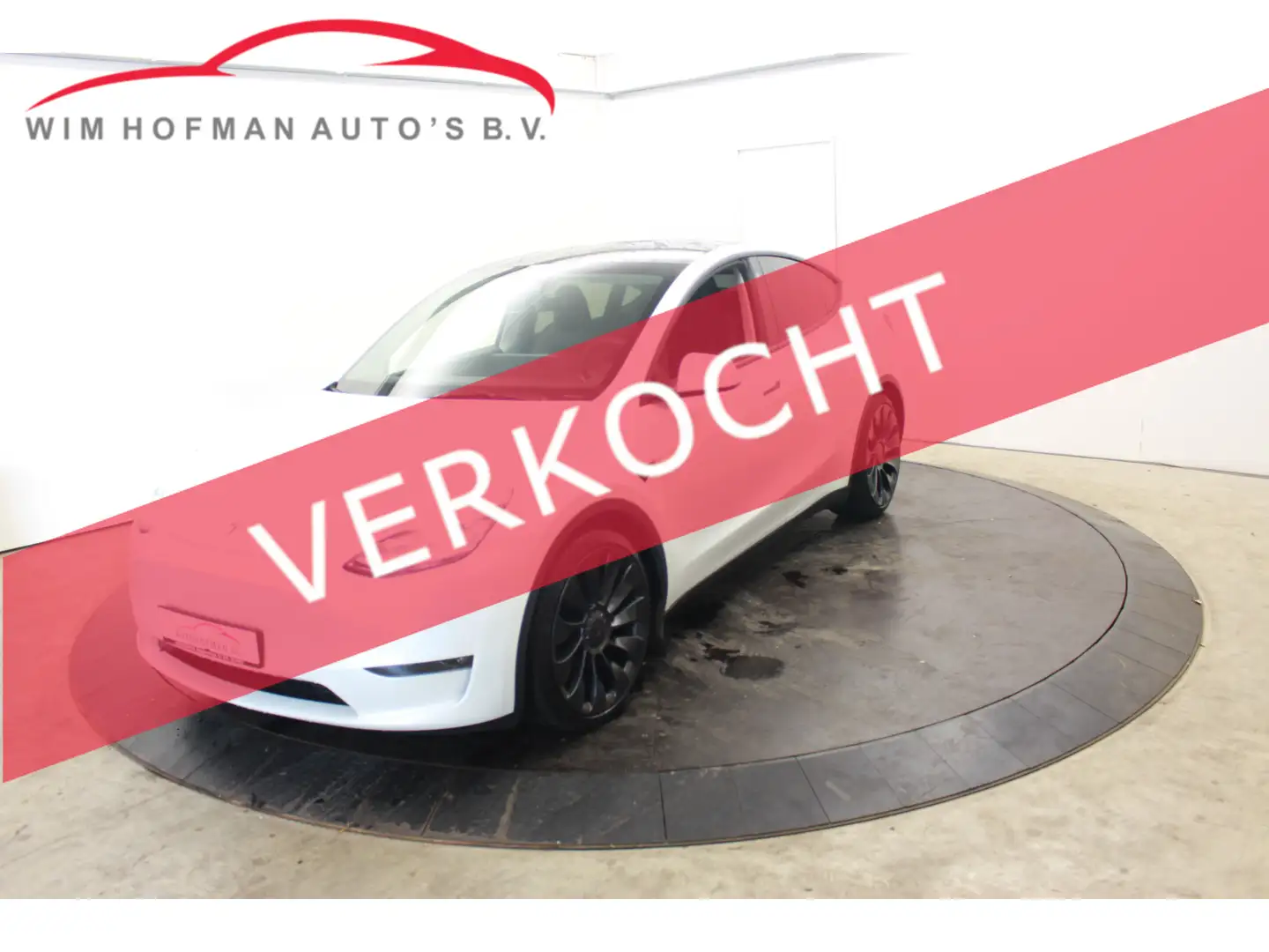 Tesla Model Y Performance AWD 75 kWh 464PK SOH 93% El a-Klep Pan Blanc - 1