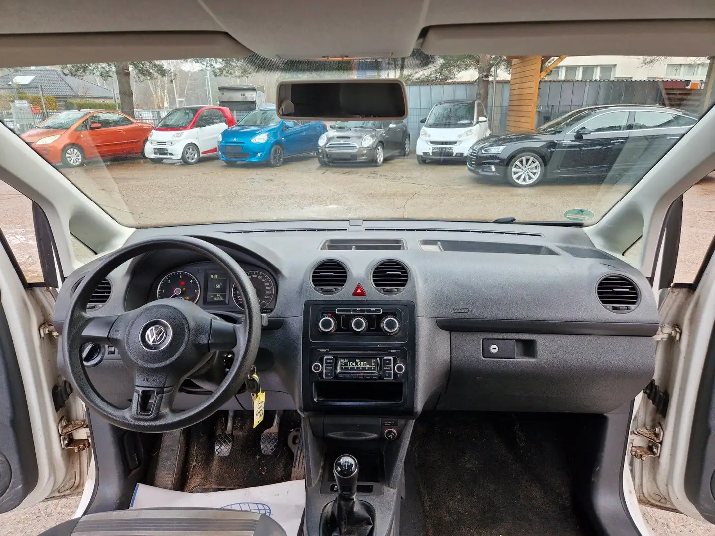 Volkswagen Caddy CADDY 1.6TDi  KLiMA AHK 1.5T 5-SiTZER  TÜVNEU Blanc - 2