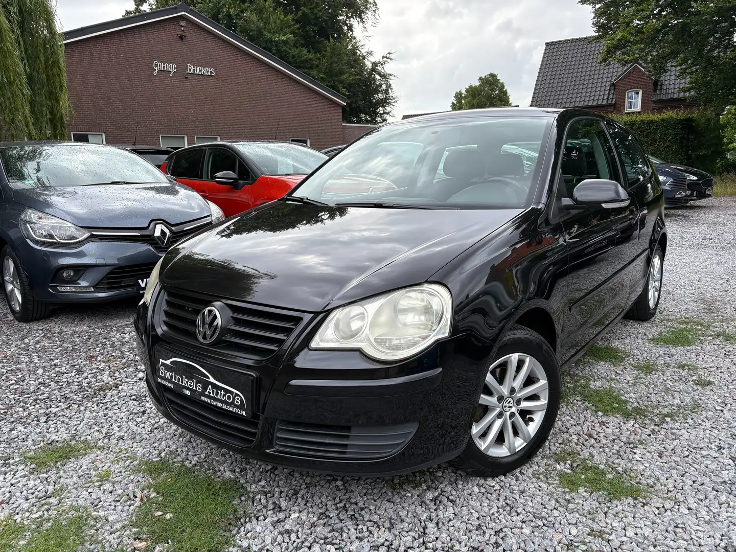 Volkswagen Polo 1.2-12V-airco-el. ramen-licht metalen velgen Zwart - 1