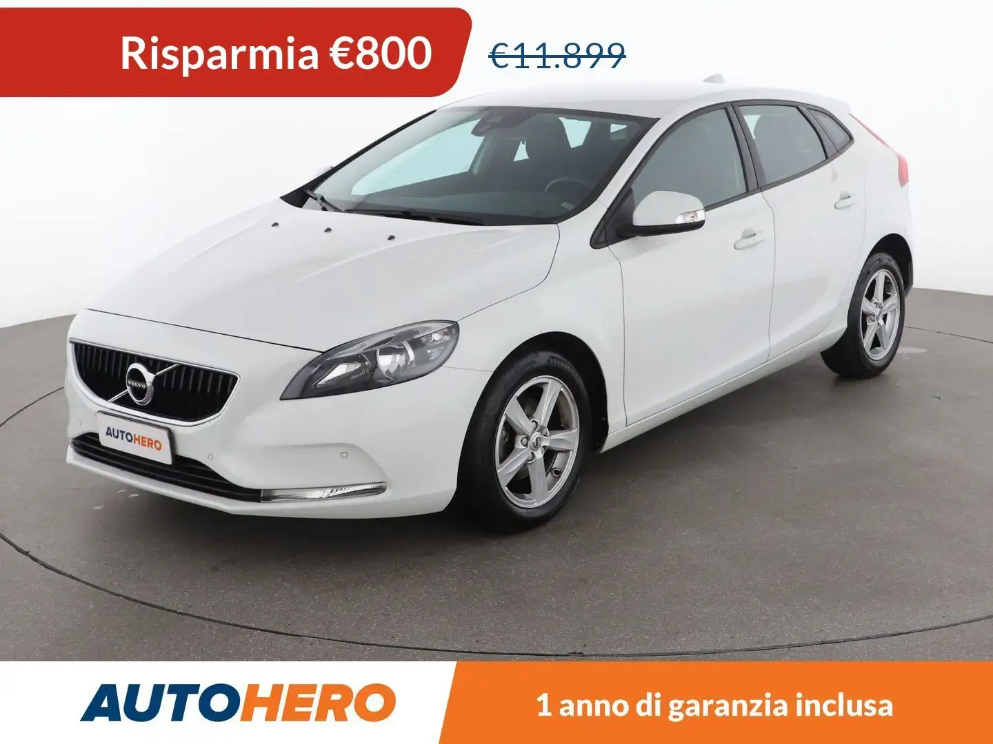 Volvo V40 2.0 D2 Kinetic Bianco - 1
