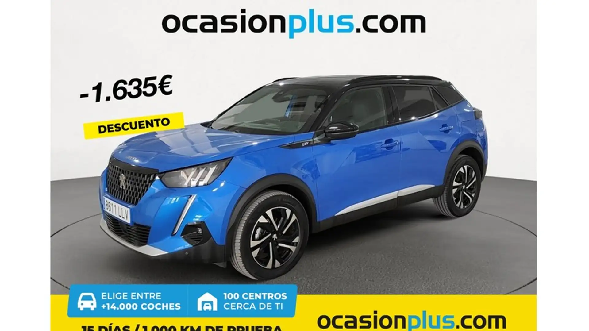 Peugeot 2008 1.2 PureTech S&S GT EAT8 130 Bleu - 1