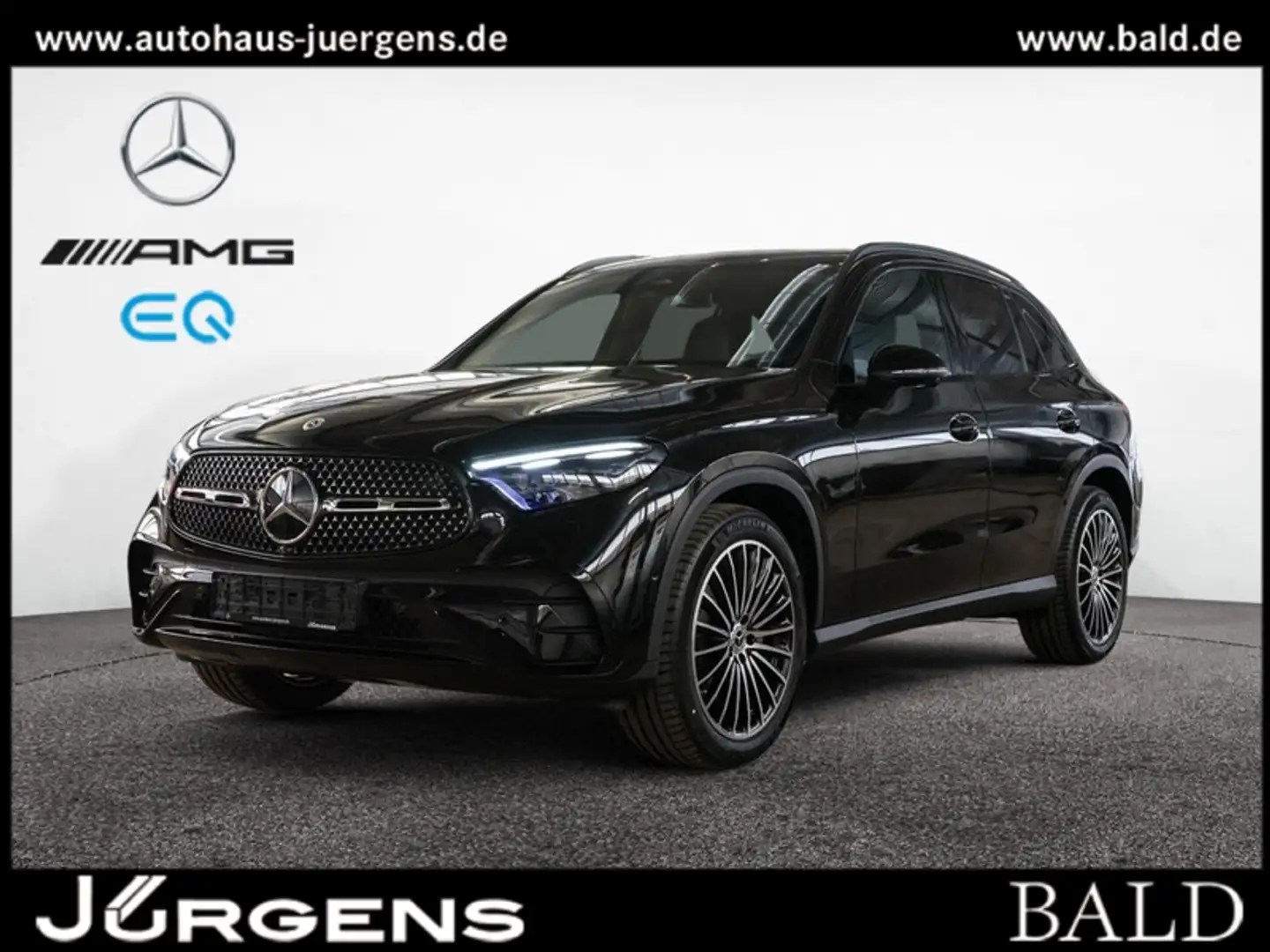 Mercedes-Benz GLC 300 d 4M AMG-Sport/360/Pano/AHK/Distr/Night Schwarz - 1