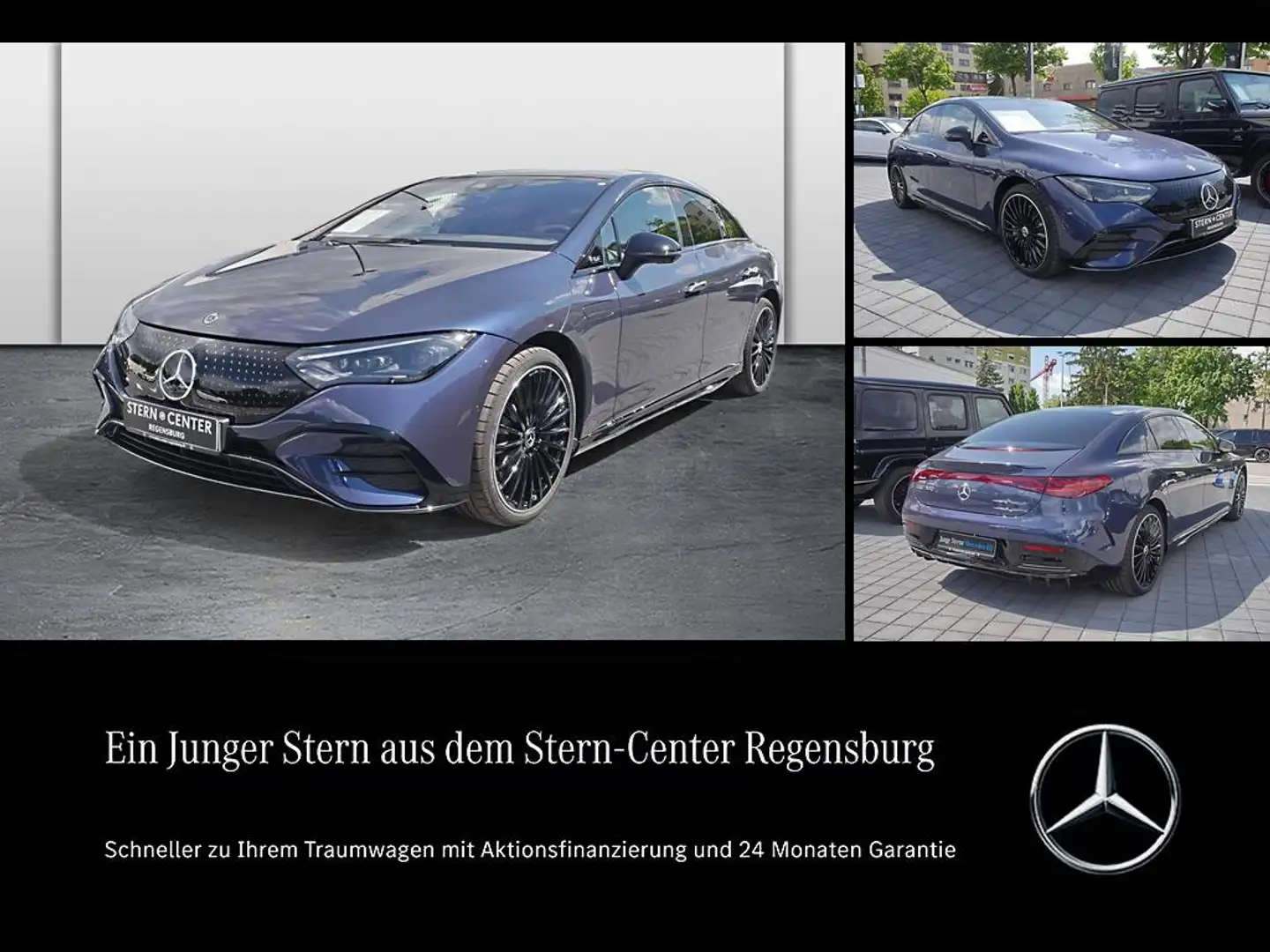Mercedes-Benz EQE 300 AMG+PANO+DIGITALLED+HA-LENK+AIRMATIC+21" Синий - 1