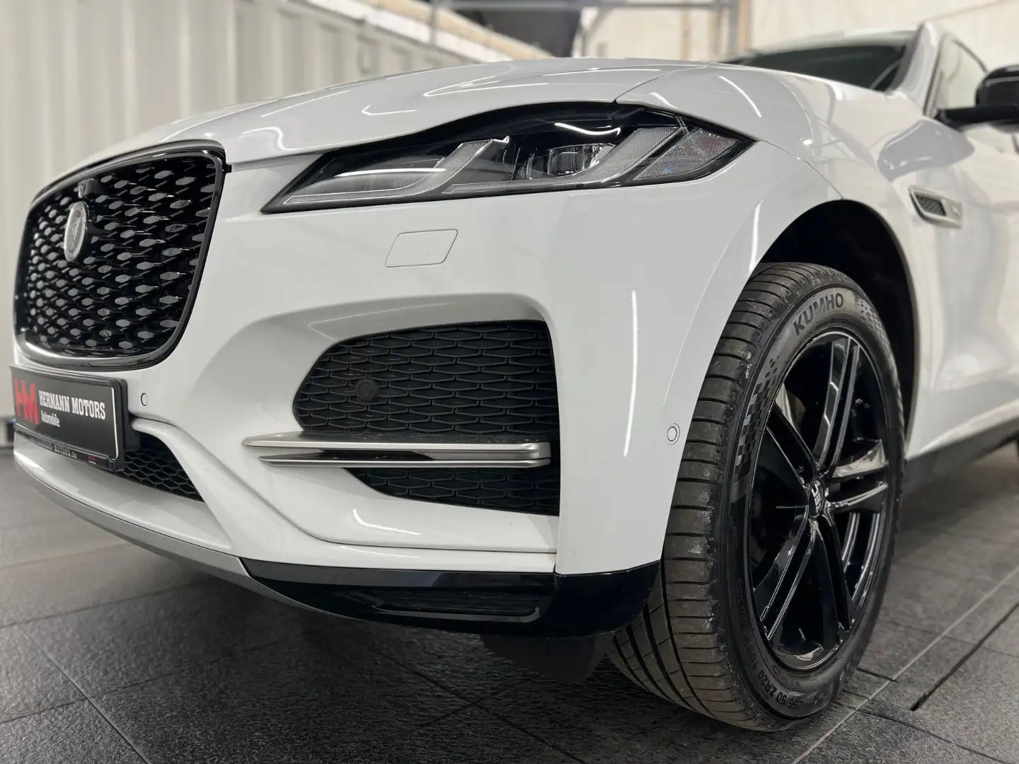 Jaguar F-Pace F-PACE D200 MildHybrid Basis AWD/LED/AHK/Tempo Weiß - 2