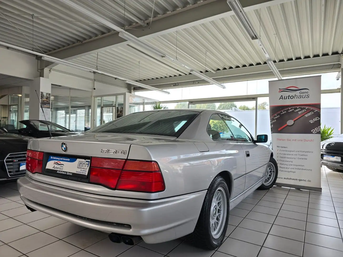 BMW 850 Ci A V12 H-Zulassung Memory Sitze Schiebedach Plateado - 2
