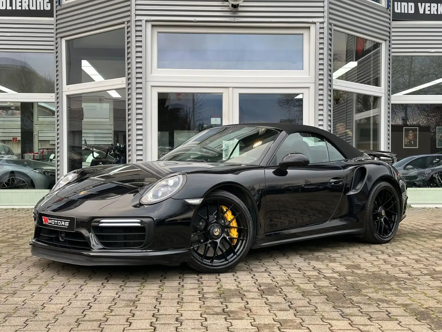 Porsche 911 991.2 Turbo S Cabrio ACC/SBL/AERO/APRROVED Schwarz - 1