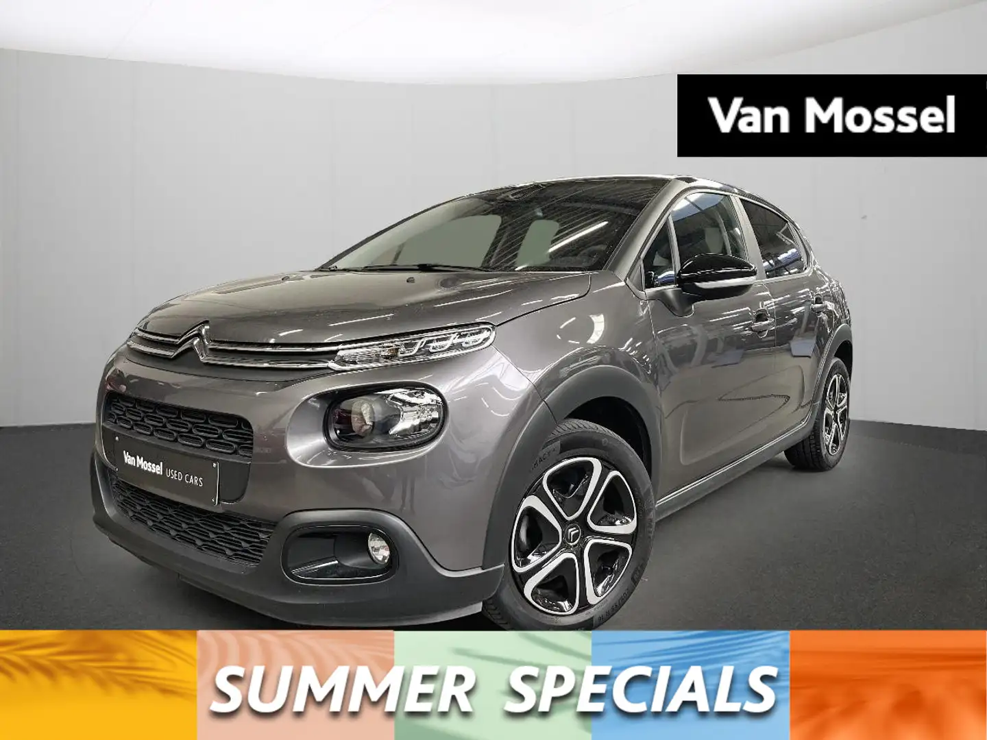 Citroen C3 1.2 PureTech 82 S&S MAN Feel Grijs - 1