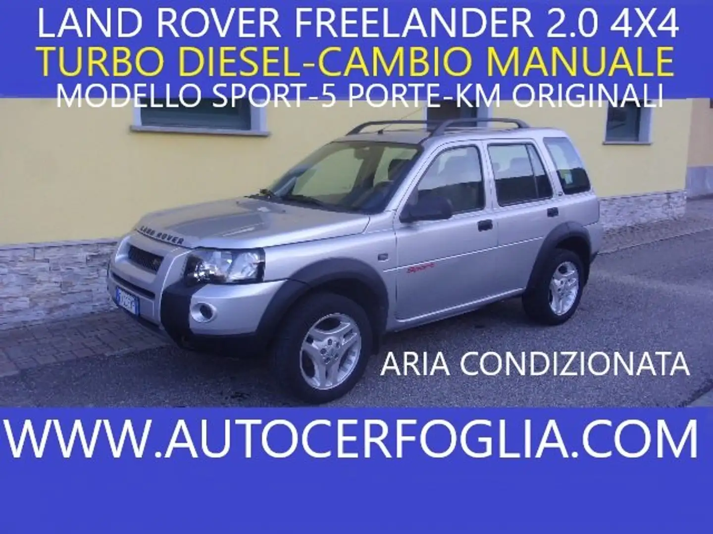 Land Rover Freelander I 2003 SW 2.0 td4 Sport Argent - 1