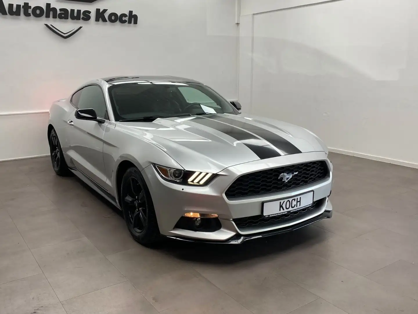 Ford Mustang MUSTANG 2.3 COUPÉ MAXIMIERTES US-CAR-FEELING !! Silber - 1